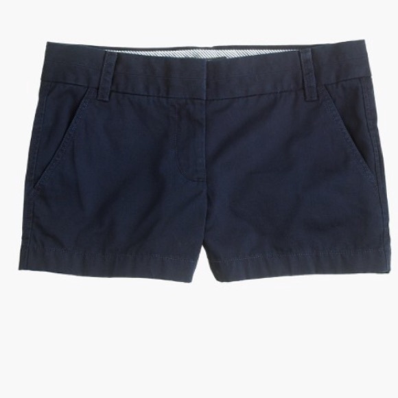 J.Crew 3" Chino Navy Shorts