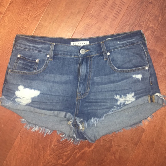 Denim shorts - slouchy style