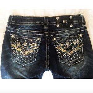 BNWOT MISS ME JEANS! SZ 25 Signature Rise Boot!