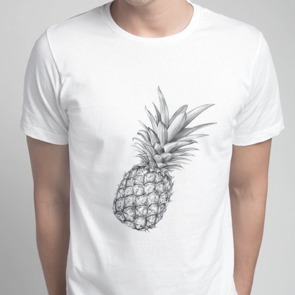 Black and white pineapple