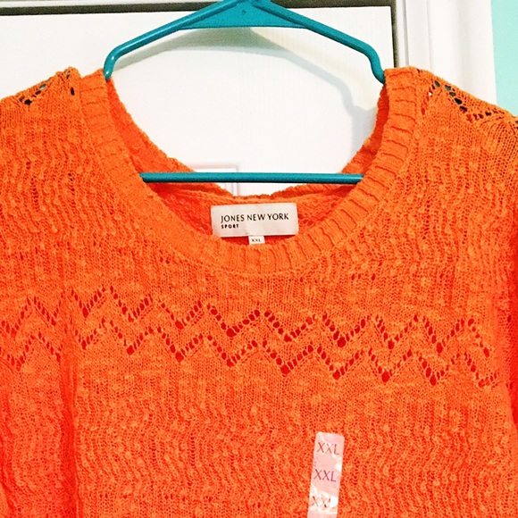 Jones New York Sweaters - NWT Jones New York Sunset Orange Sweater Jones New York Sweaters - NWT Jones New York Sunset Orange Sweater
