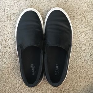 Women's Black Fashion Sneakers - Size 6