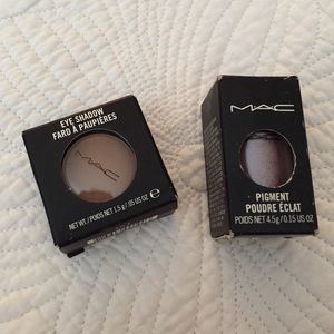 MAC eyeshadow and pigment