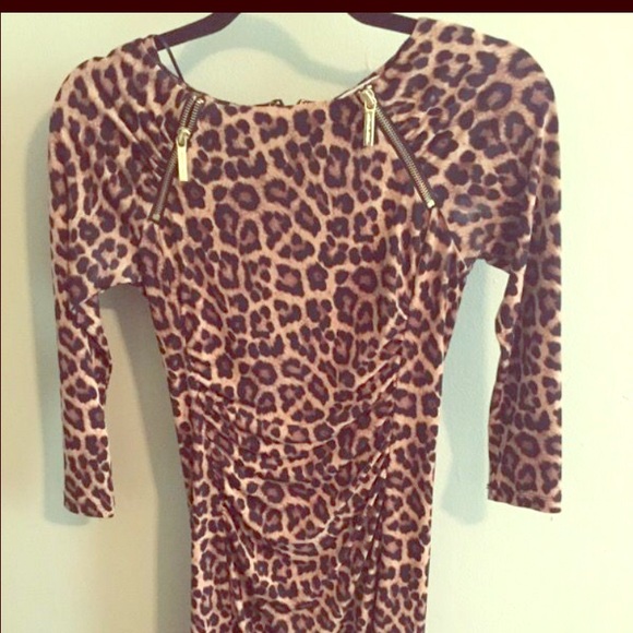 Sexy Leopard Print Michael Kors dress
