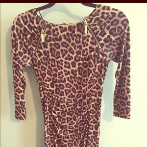 Sexy Leopard Print Michael Kors dress