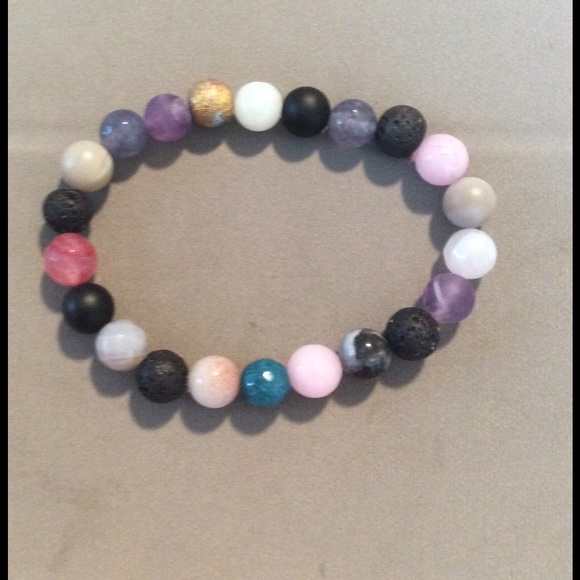 Oil Diffuser Gemstone Bracelets