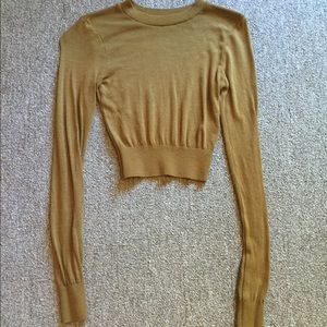 American Apparel Crop Sweater Top