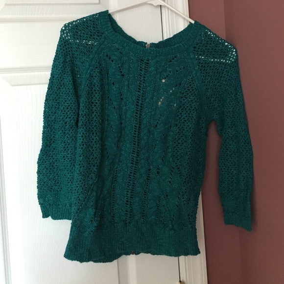 Dark turquoise sweater