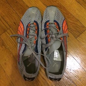 Puma sneaker - gray blue and orange