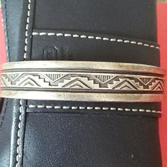 Lamer sterling silver cuff