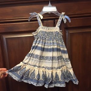 Baby sundress with matching bloomers