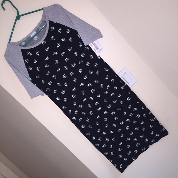 Lularoe raccoons Julia dress S