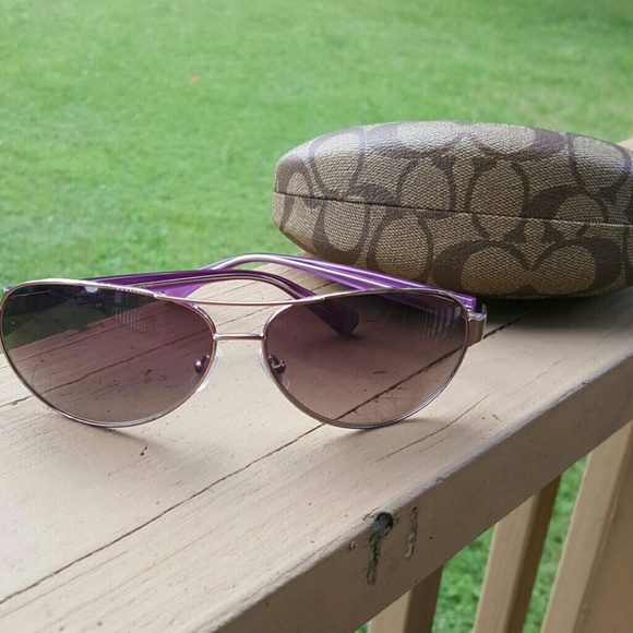 Coach aviator sunglasses