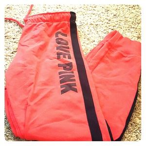 Sale!! VS Pink cotton gym pant.