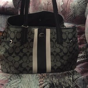 Black coach bag