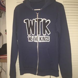 We The Kings zip up hoodie