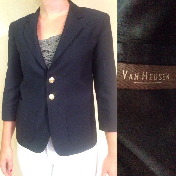Van Heusen navy blazer - Picture 1 of 3