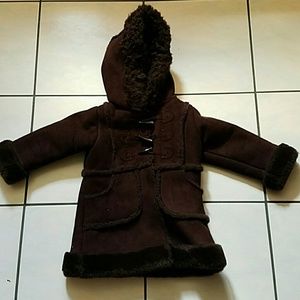 Baby Gap brown sued coat 3T