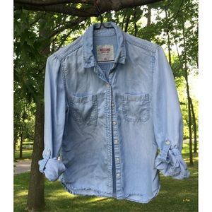 Chambray shirt, only worn a few times!