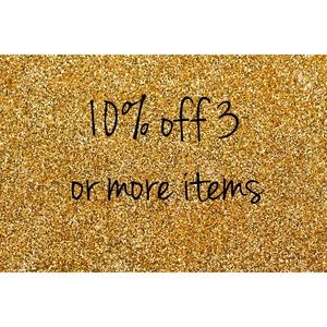 10% off 3 or more items