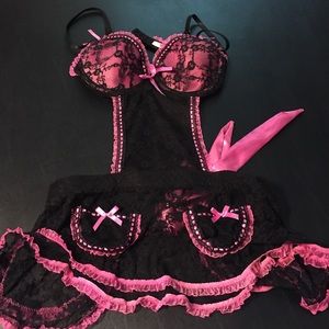 36 B Native intimates sexy maid costume/lingerie