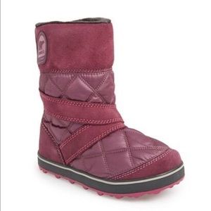 SOREL Waterproof Boot Flats Shoes Purple 7.5