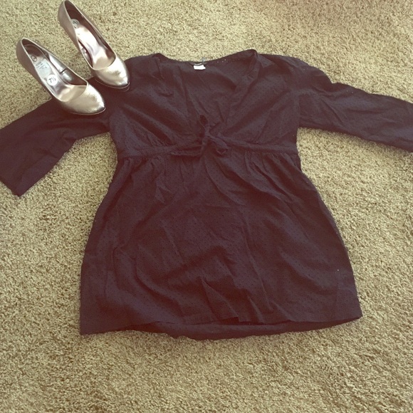 Long sleeve j crew 3/4 length shirt