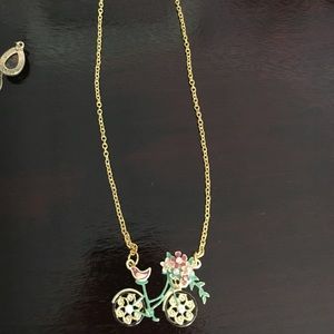 bicycle necklace
