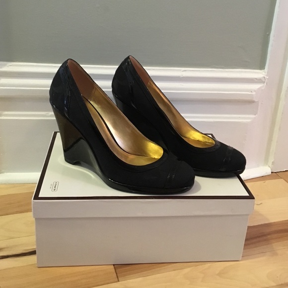 Coach wedges, size 7B