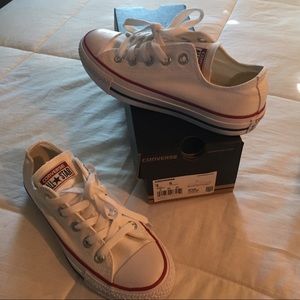 White Low Top Converse