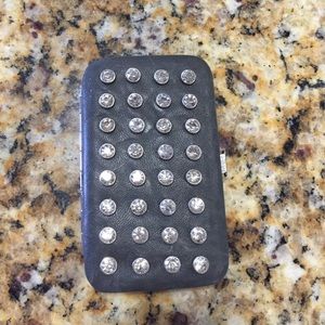 Rhinestoned Card Wallet