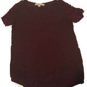 Maroon Stretchy Tee