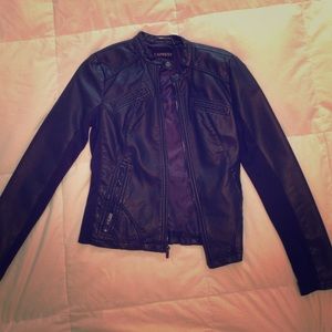 Dark blue Express Moto jacket