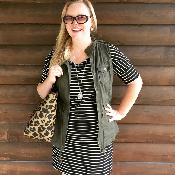 💢Restocked💢Olive Utility Vest - Picture 2 of 4