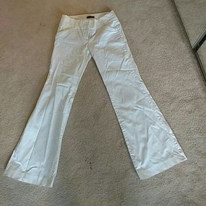 Willi Smith flared white pants