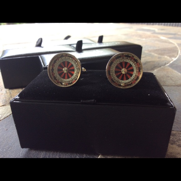 Monte Carlo Roulette Cufflinks