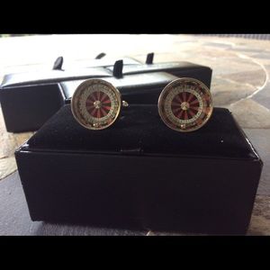 Monte Carlo Roulette Cufflinks