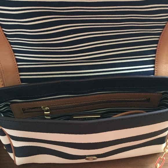 Tory Burch Robinson striped shoulder bag - Picture 3 of 4