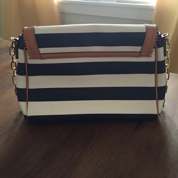 Tory Burch Robinson striped shoulder bag - Picture 4 of 4