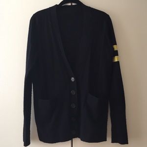 Jcrew navy blue cardigan