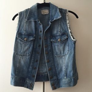 Current Elliot denim vest