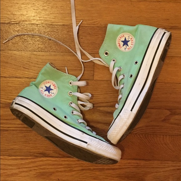 Teal converse