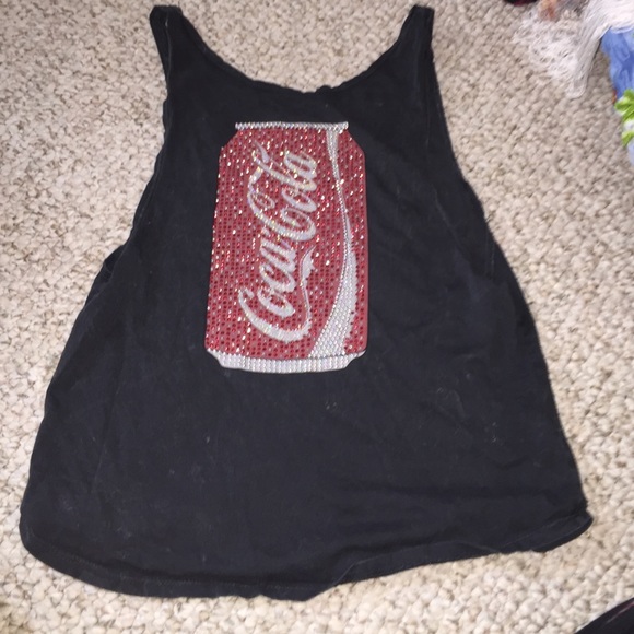 Coca-Cola sparkly tank top