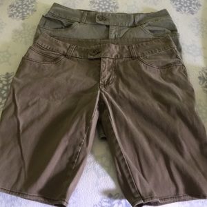 2 pair of Juniors Arizona Jean Co. Bermuda shorts