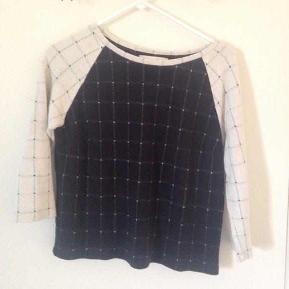 Black and white grid shirt