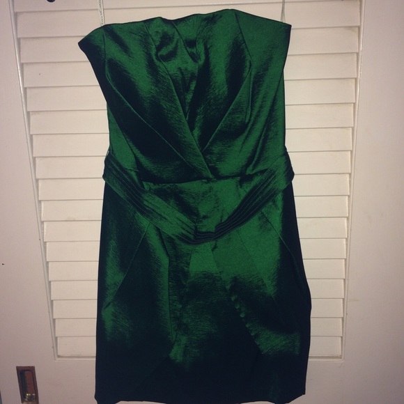 Jessica McClintock emerald dress - Picture 1 of 2
