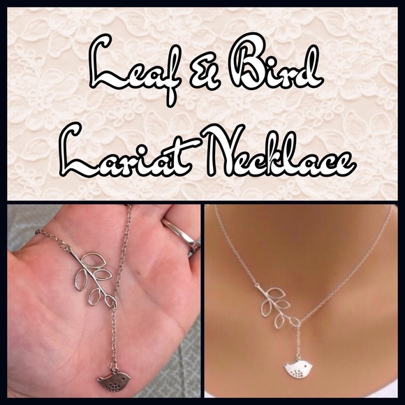 Leaf & Bird Necklace - Picture 2 of 5