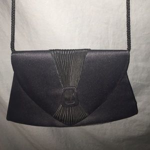 Black Satin Clutch