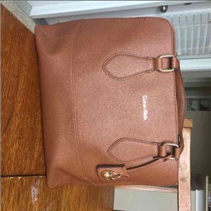 Calvin Klein brown handbag