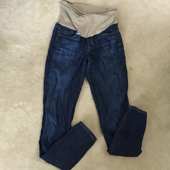 7 for All Mankind Maternity Skinny Leg Jeans